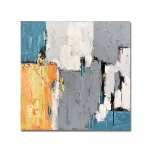 Nouveau design Totalement peint à la main Toile d\'or peinture murale Abstract Toile Huile Peinture sur toile Stretre