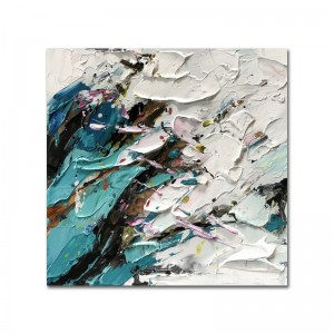 100% peint à la main grande toile restaurant restaurant décoratif mur art peintures de toile abstraite pour mur de salon